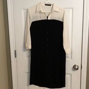 Black and white dress